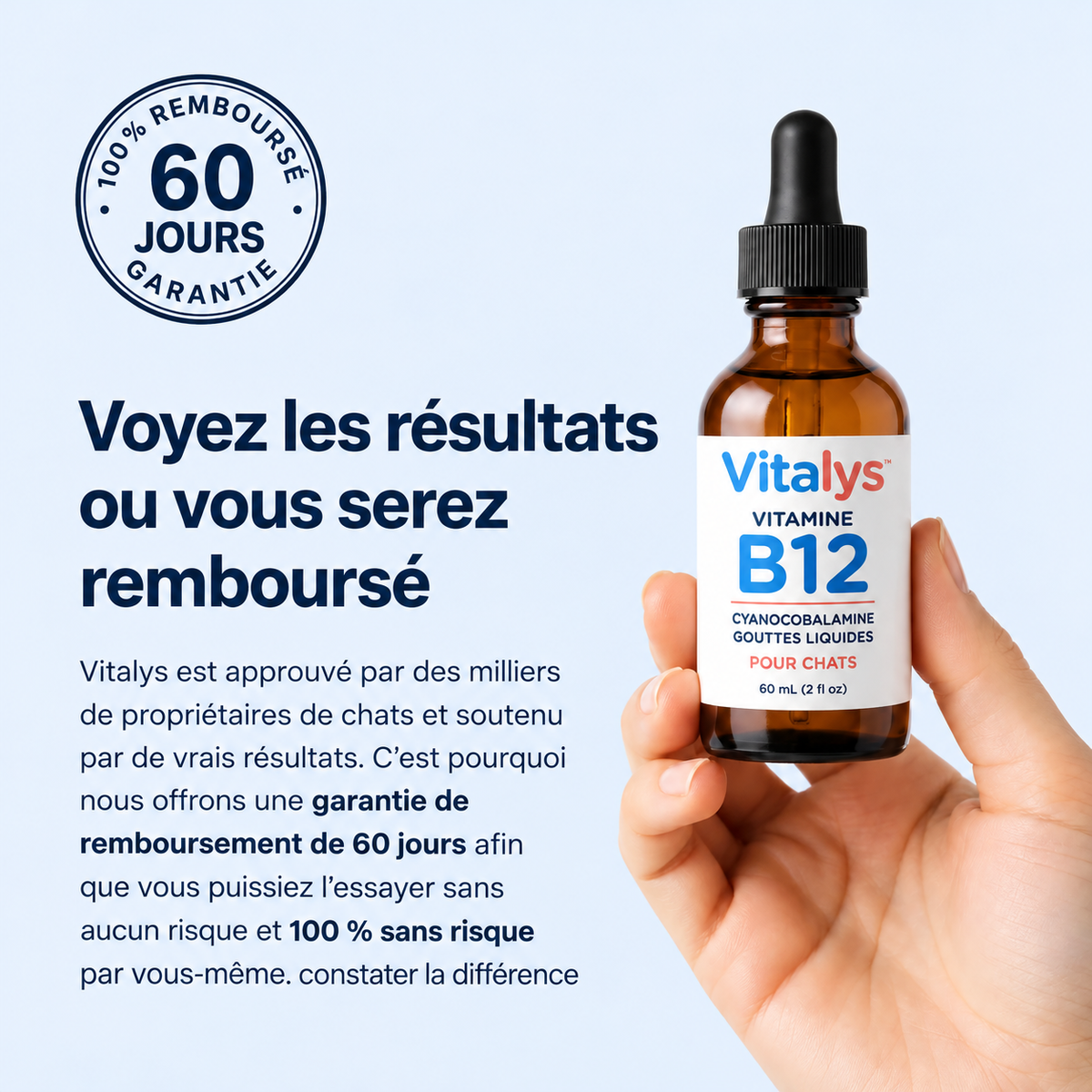 Vitalys™ – Gouttes de vitamine B12 pour chat